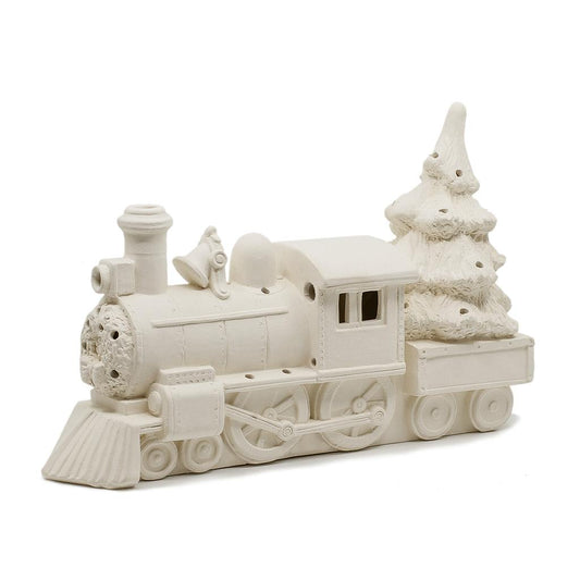 Christmas Train with Tree Light Up